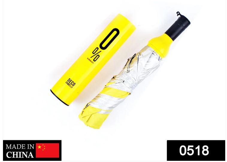 Wine Bottle Umbrella – Compact Windproof Travel  stylish monsoon